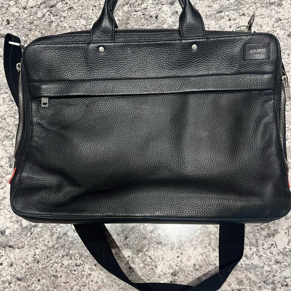 Leather Briefcase/ Messenger/ Laptop Bag